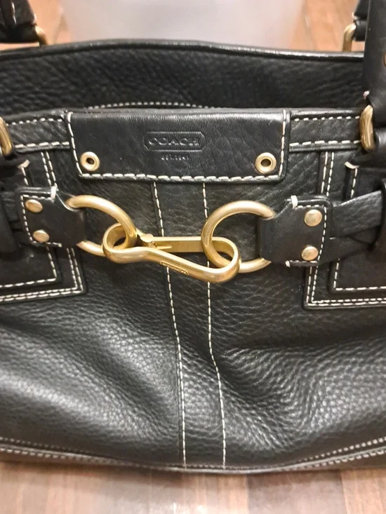 Coach Hamptons Carryall in black 2006 Clean & Beautiful💝 - Picture 5 of 11